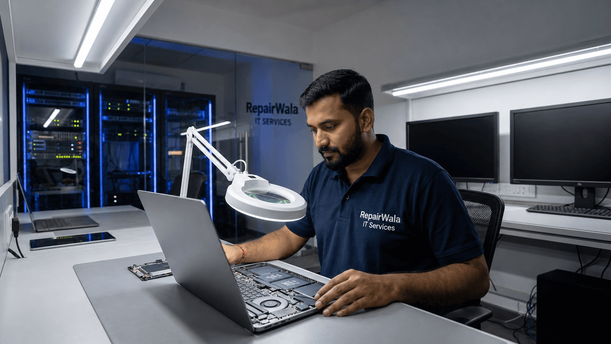 RepairWala IT Services team working on IT solutions